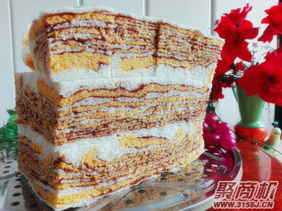 南瓜豆沙千层发面饼家常做法大全步骤图6