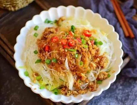 蒜蓉粉丝娃娃菜