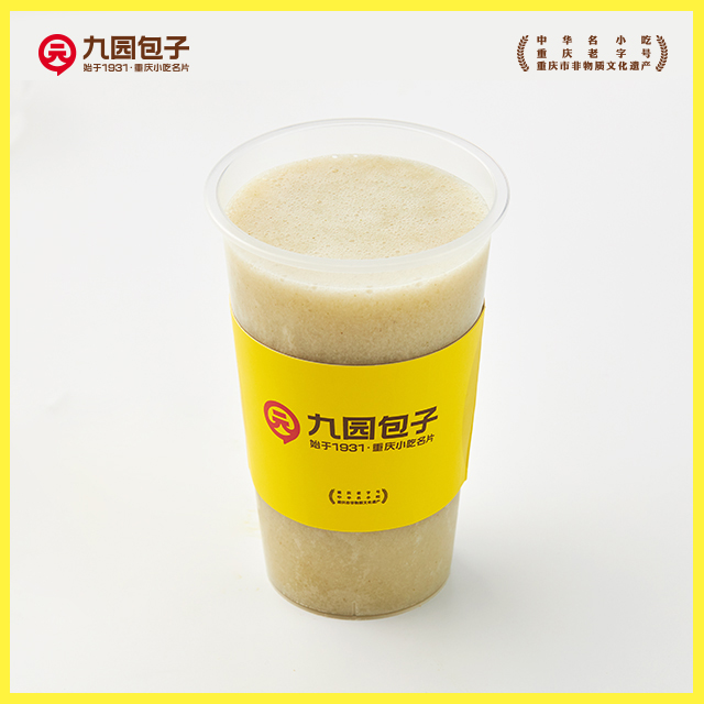 九园包子绿豆百合豆浆