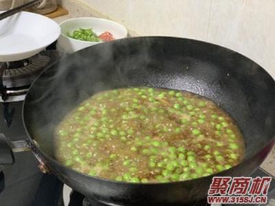 豌豆肉沫家常做法大全步骤图10