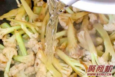 松花菜炒肉家常做法大全步骤图5