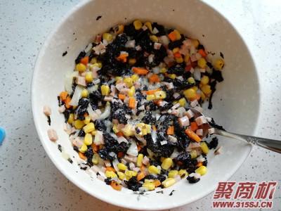 火腿紫菜小煎饼家常做法大全步骤图4