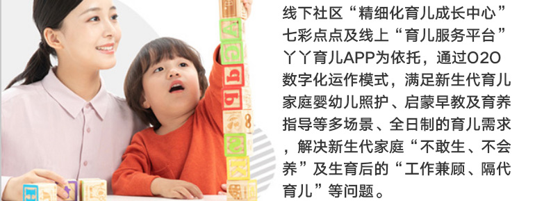 七彩点点招商海报