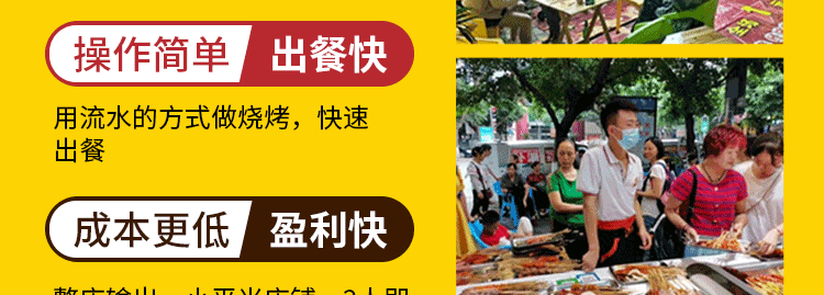 烤起走招商海报