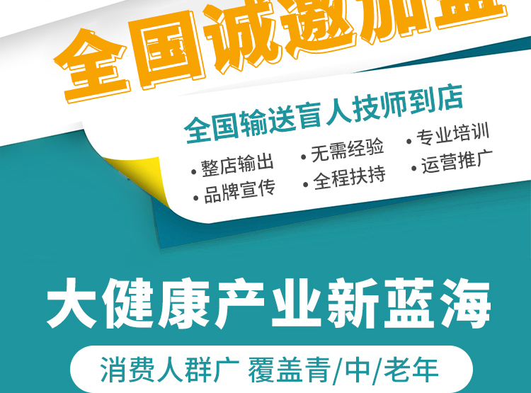 帮帮盲招商海报