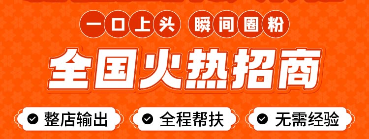 一粉一城招商海报